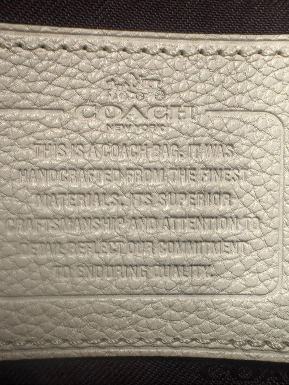 Coach Pebbled Leather Turnlock Hobo Bag